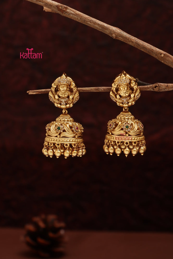 Abarnathi Godess Jhumka - Design 1 - E1098