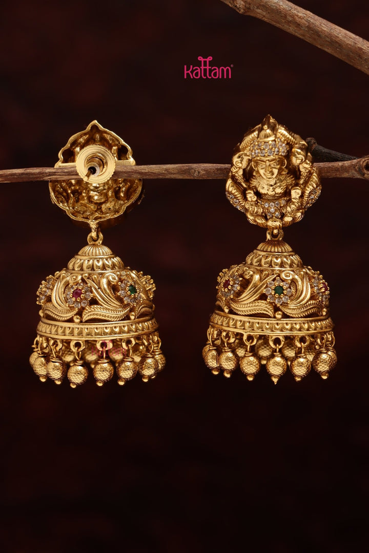 Abarnathi Godess Jhumka - Design 1 - E1098