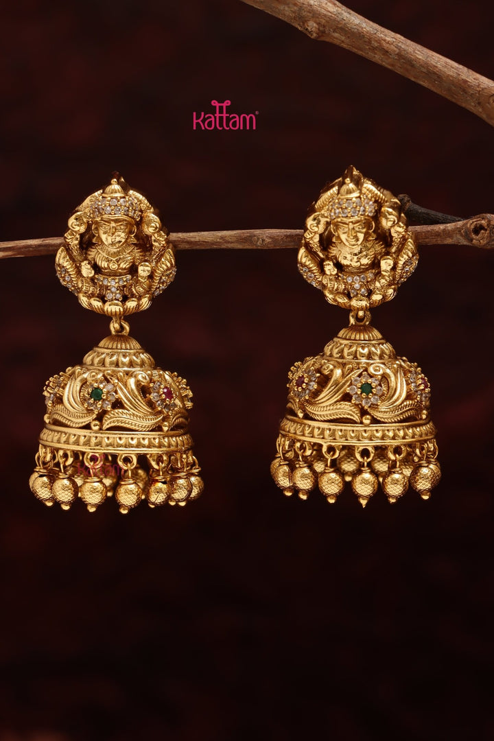 Abarnathi Godess Jhumka - Design 1 - E1098