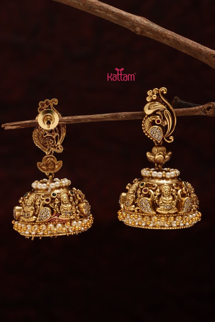 Abarnathi Godess Jhumka - Design 2 - E1099