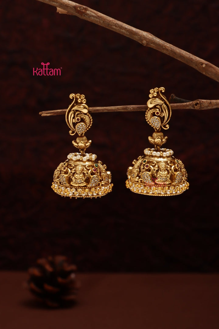 Abarnathi Godess Jhumka - Design 2 - E1099