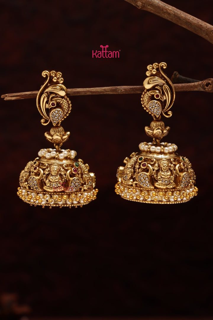 Abarnathi Godess Jhumka - Design 2 - E1099
