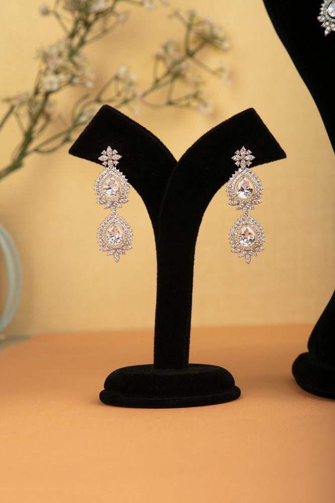 AD Bridal Stone Choker Set - Design 6 - N2218