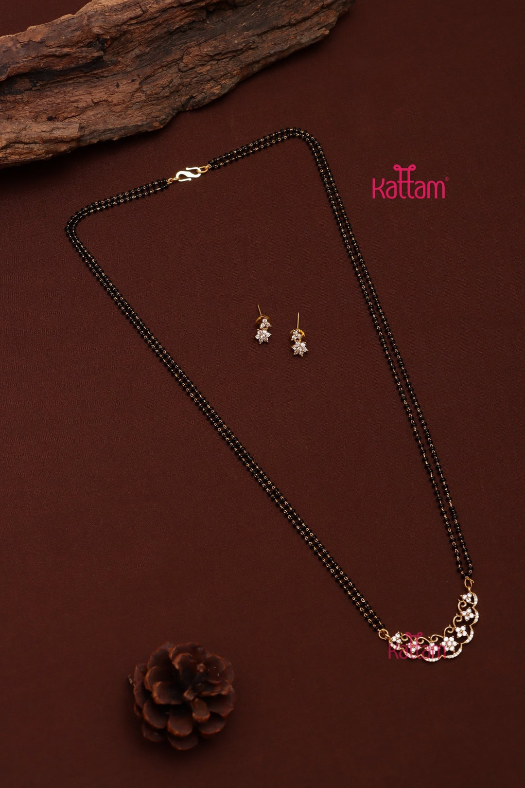 AD Flower Dollar Mangalsutra - N3671