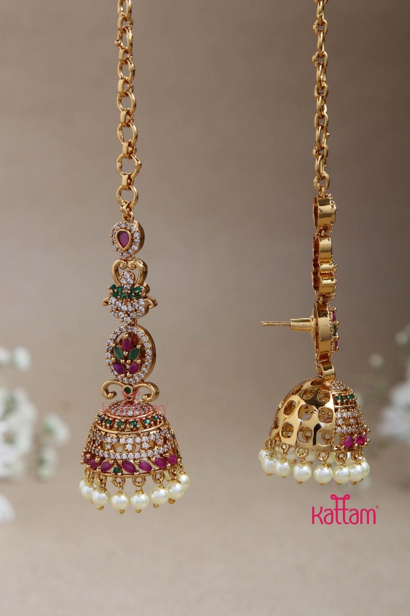Jhumka with mattal outlet