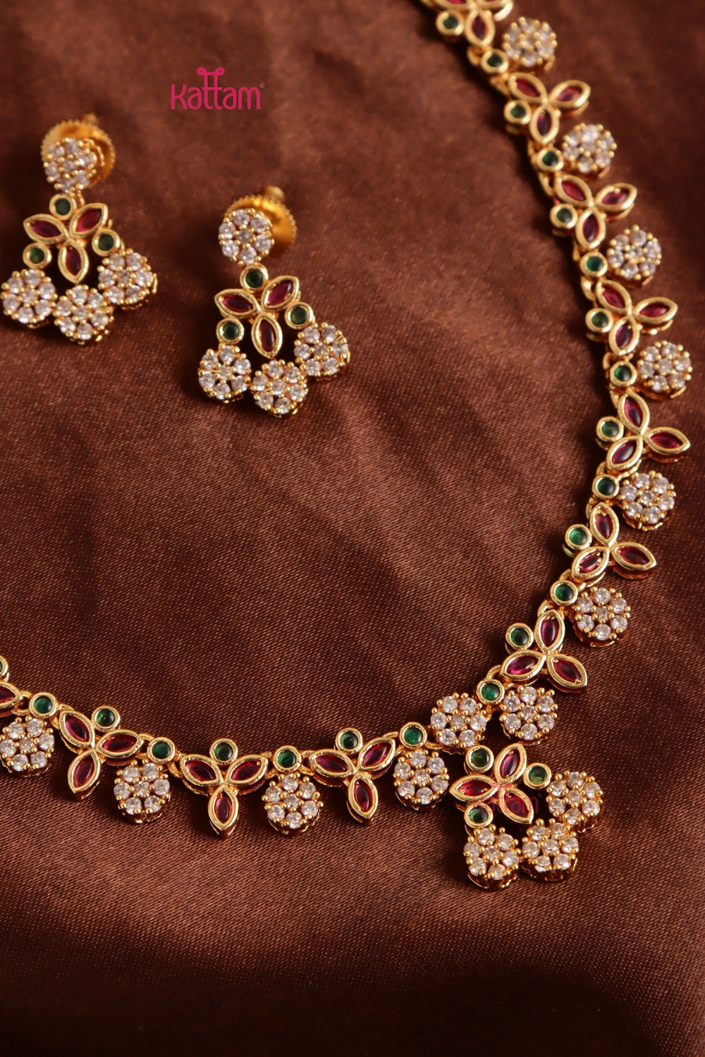 Ad Multi Leafy Necklace - N5177