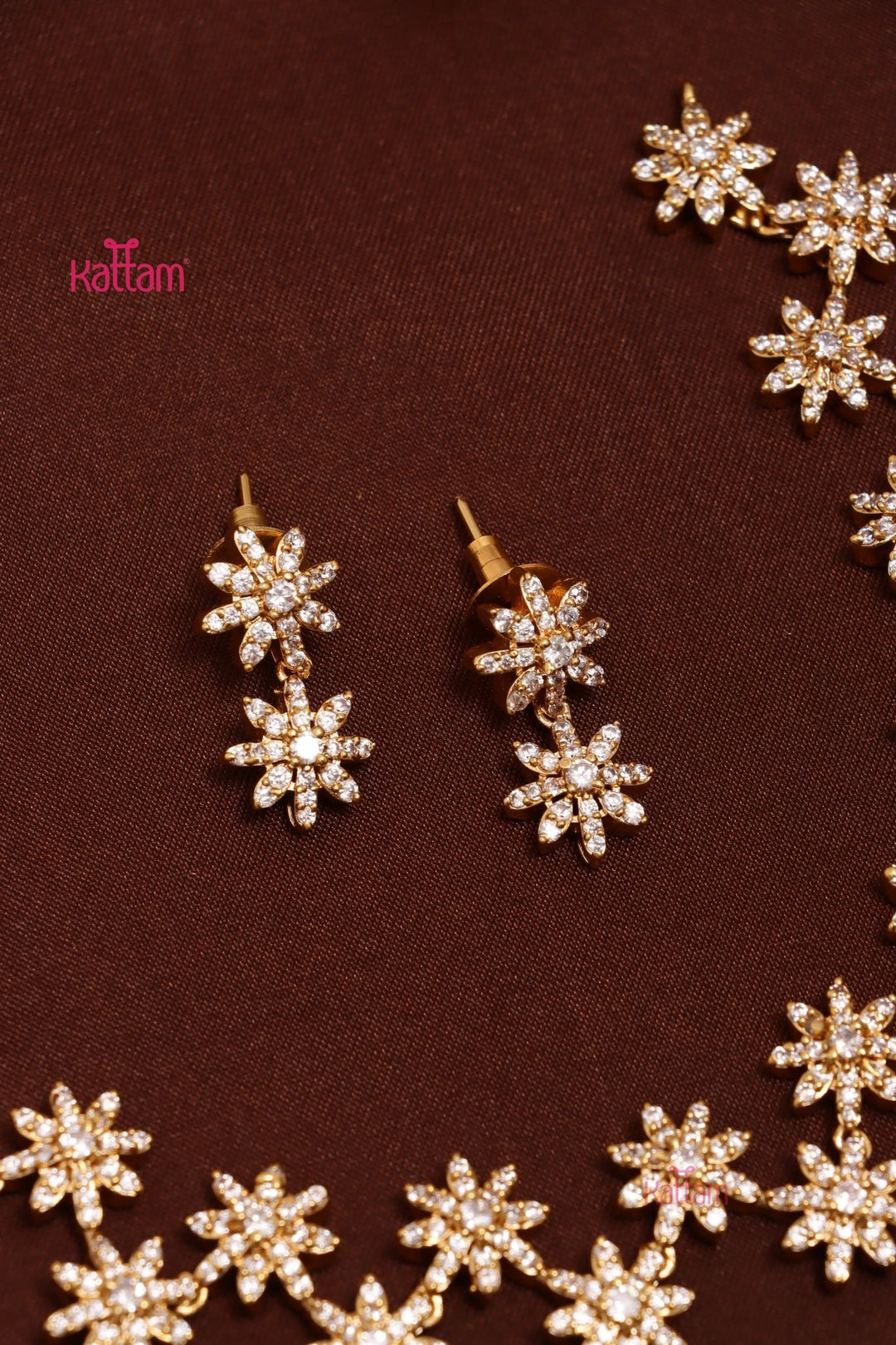 AD Nakshatra White Stone Choker - N5270