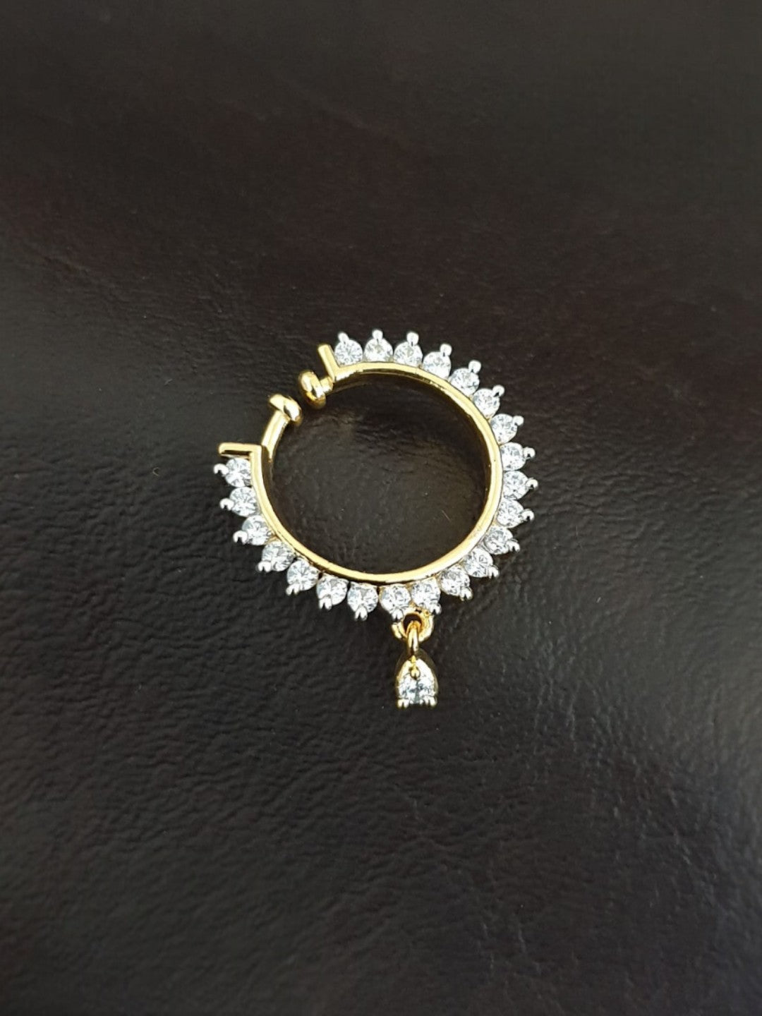 AD Stone Ring Nath - Design 11 - NP048