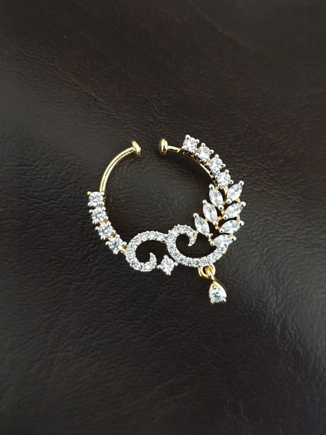 AD Stone Ring Nath - Design 15 - NP052