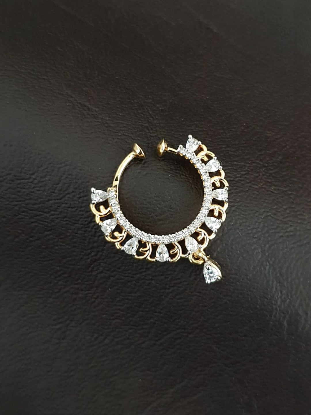 AD Stone Ring Nath - Design 2 - NP039