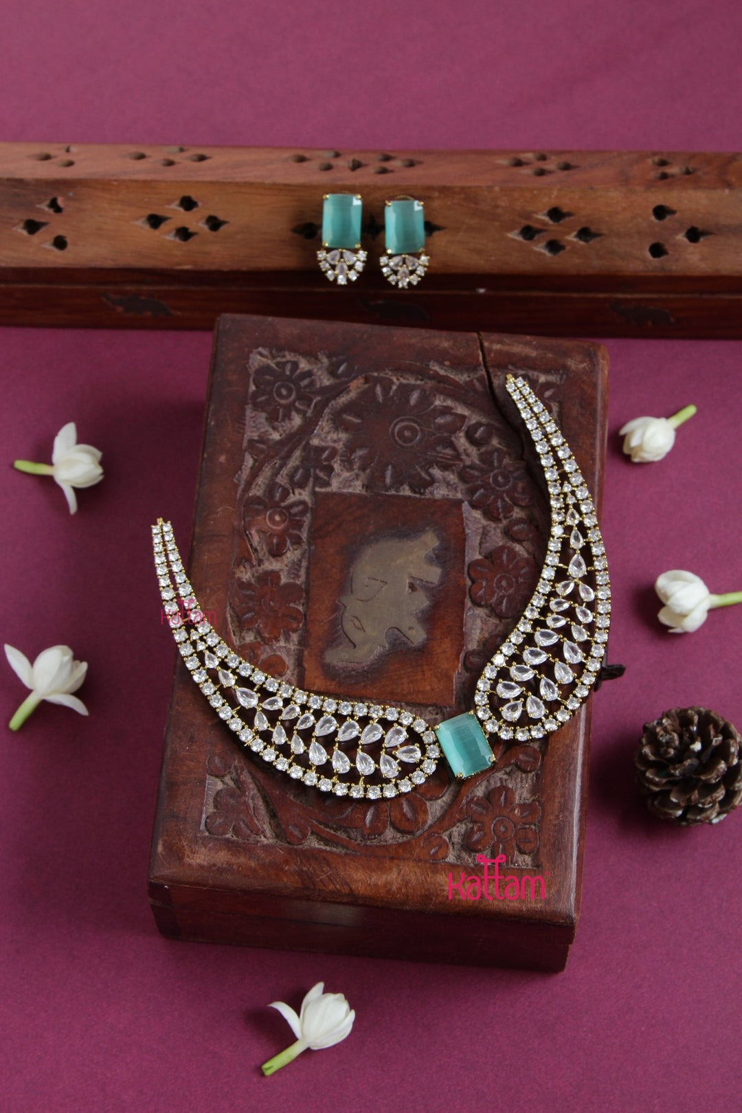 Aisha - AD Pastelgreen Choker - N5132