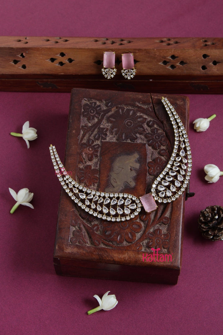 Aisha - AD PastelPink Choker - N5133