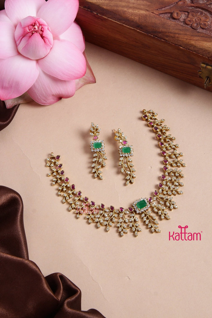 Akshitha Leafy Choker - N5134