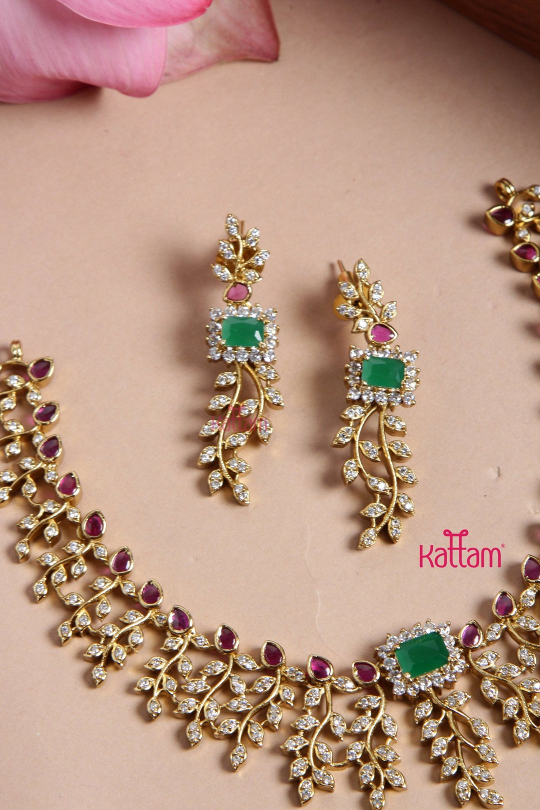 Akshitha Leafy Choker - N5134