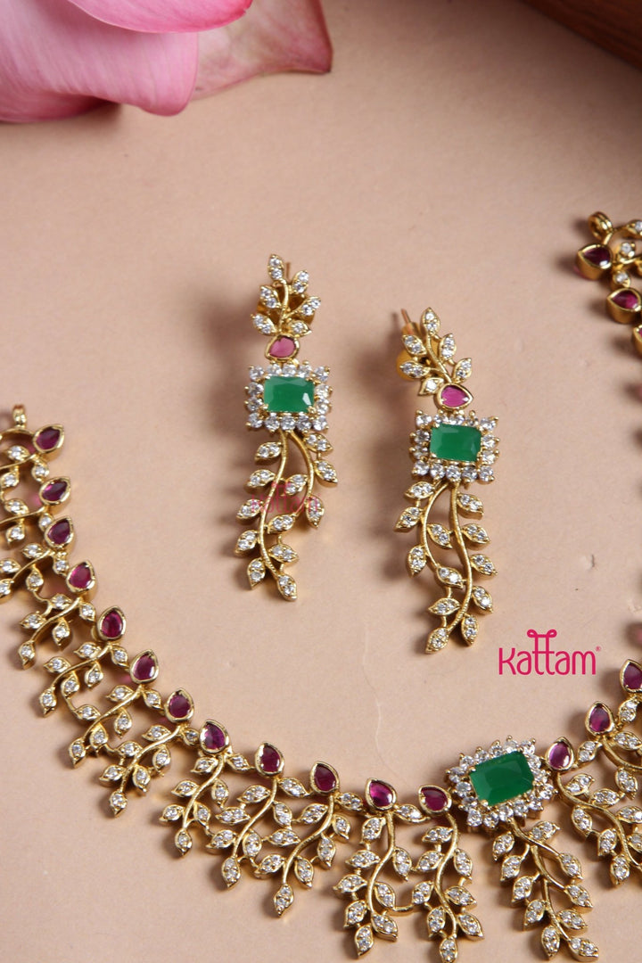 Akshitha Leafy Choker - N5134