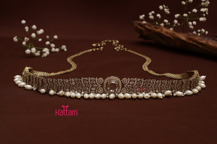 Alia - White Beads Hip Chain - HB208