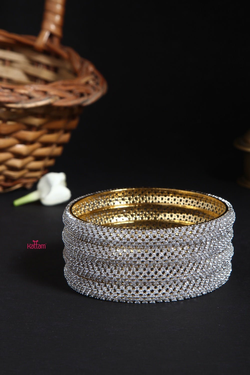 American Diamond Bangles Set of 4 - B260