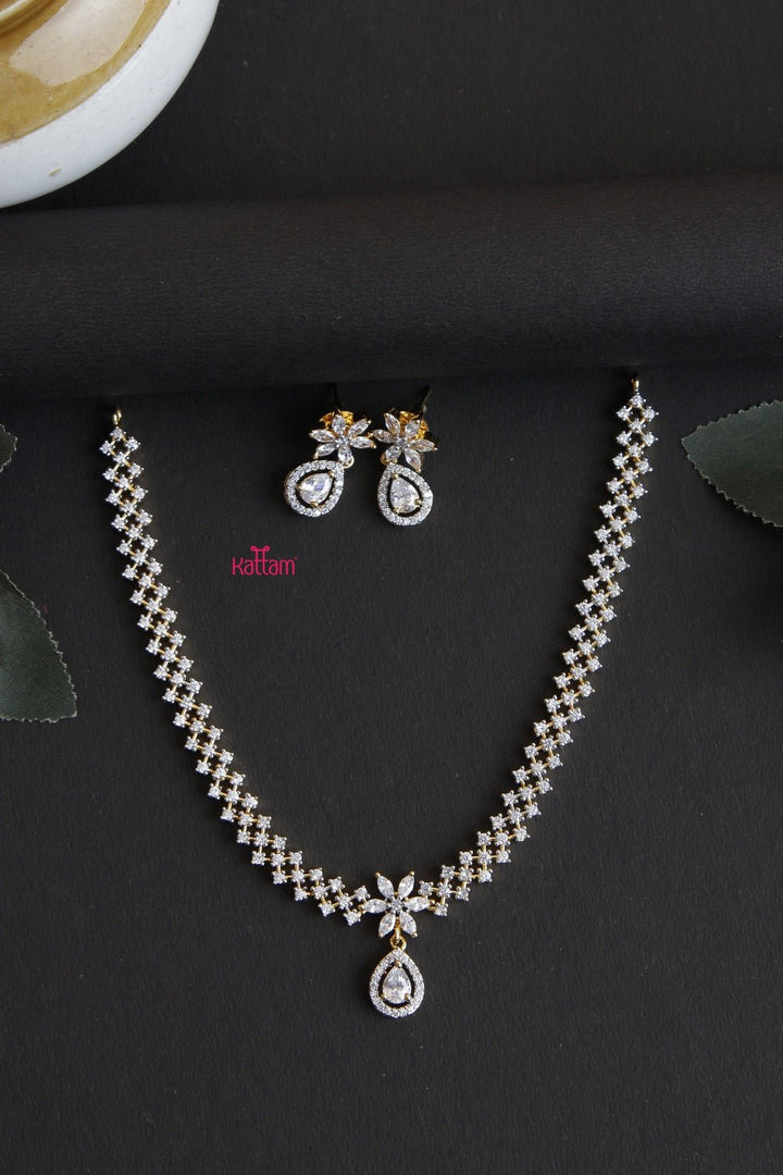 American Diamond Necklace - N1006