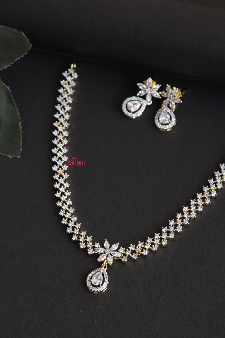 American Diamond Necklace - N1006