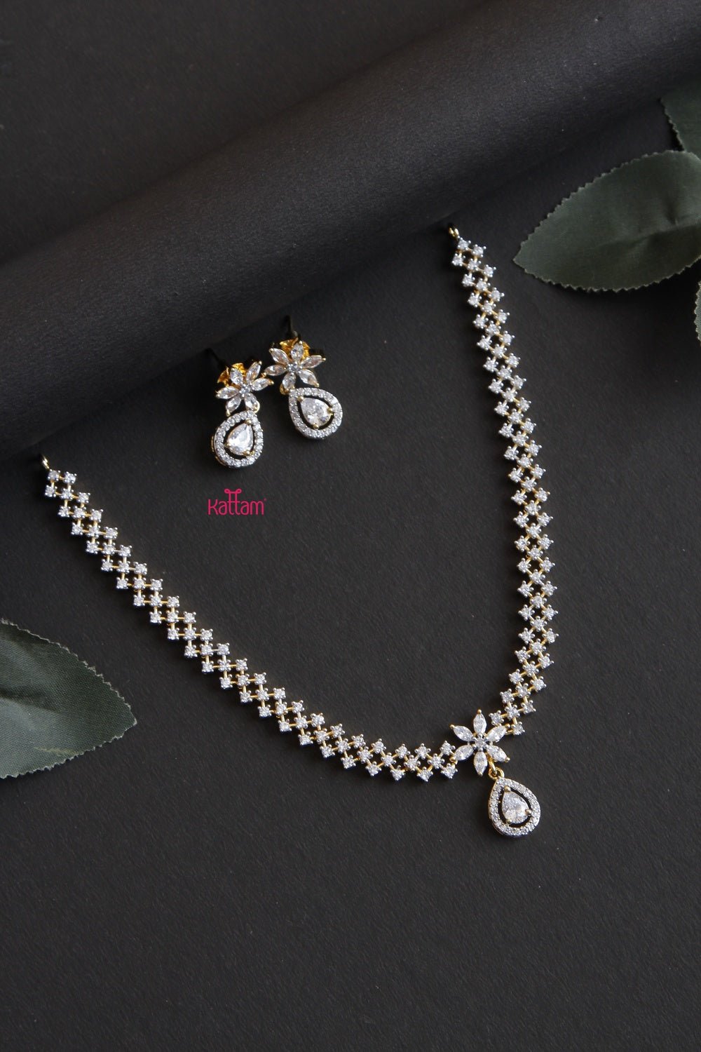 American Diamond Necklace - N1006