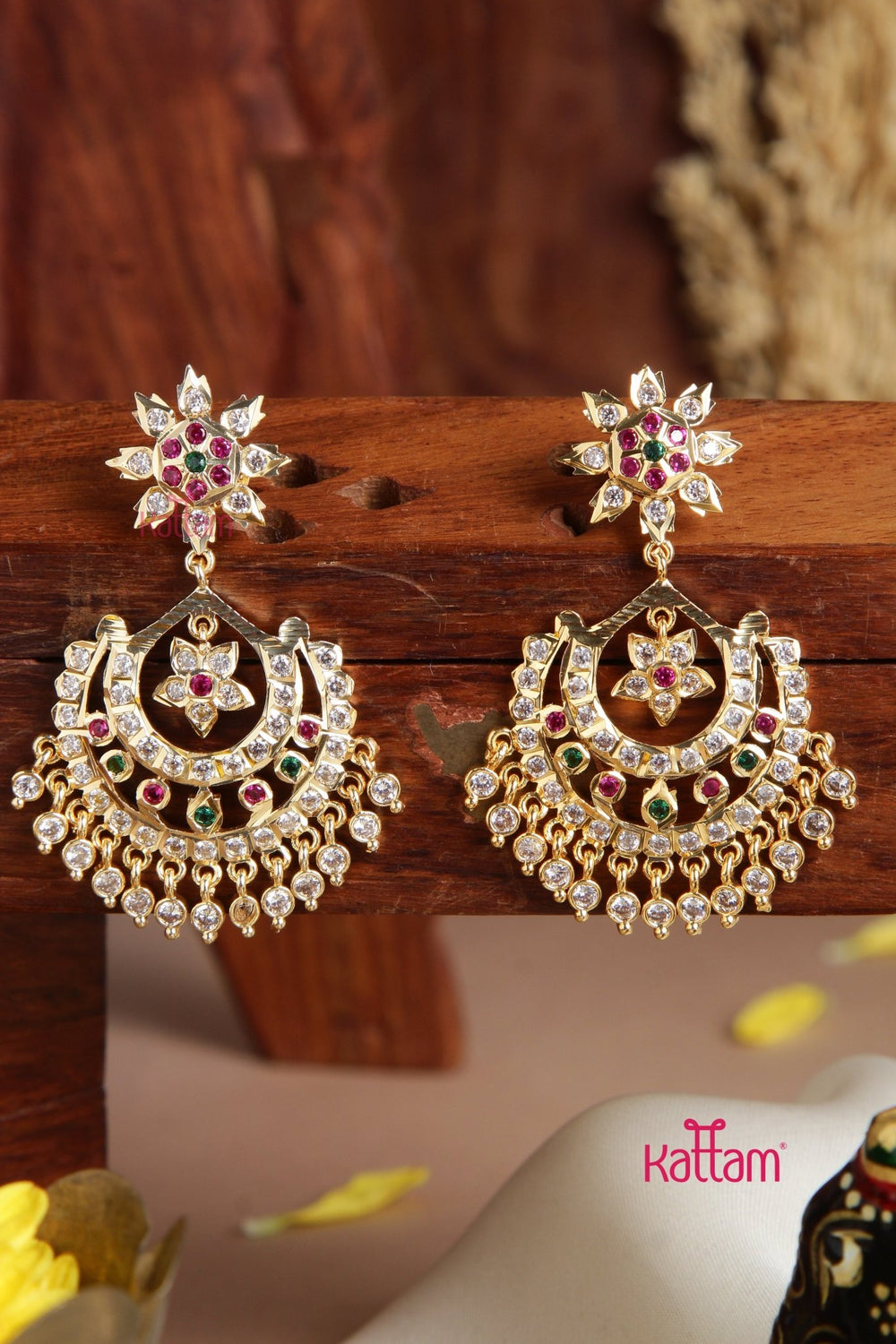 Ananya - Gati Multi Chandbali Earring - E950