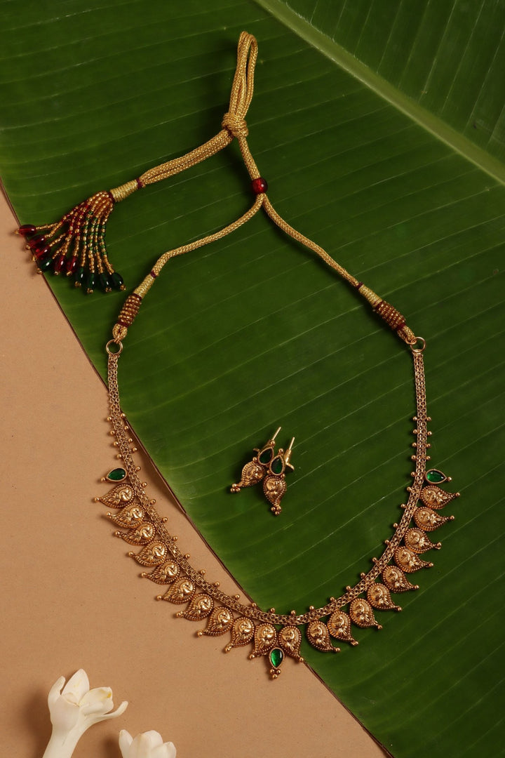 Anbini - Peacock Choker - N4067