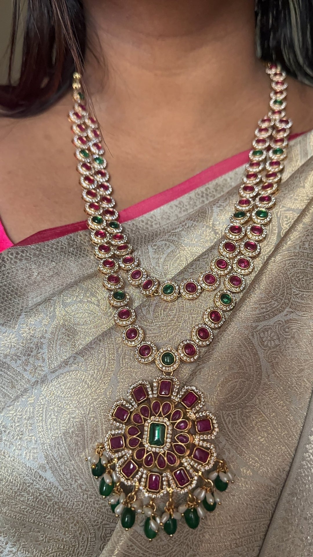 Anika Stone Layered Haram - N3020