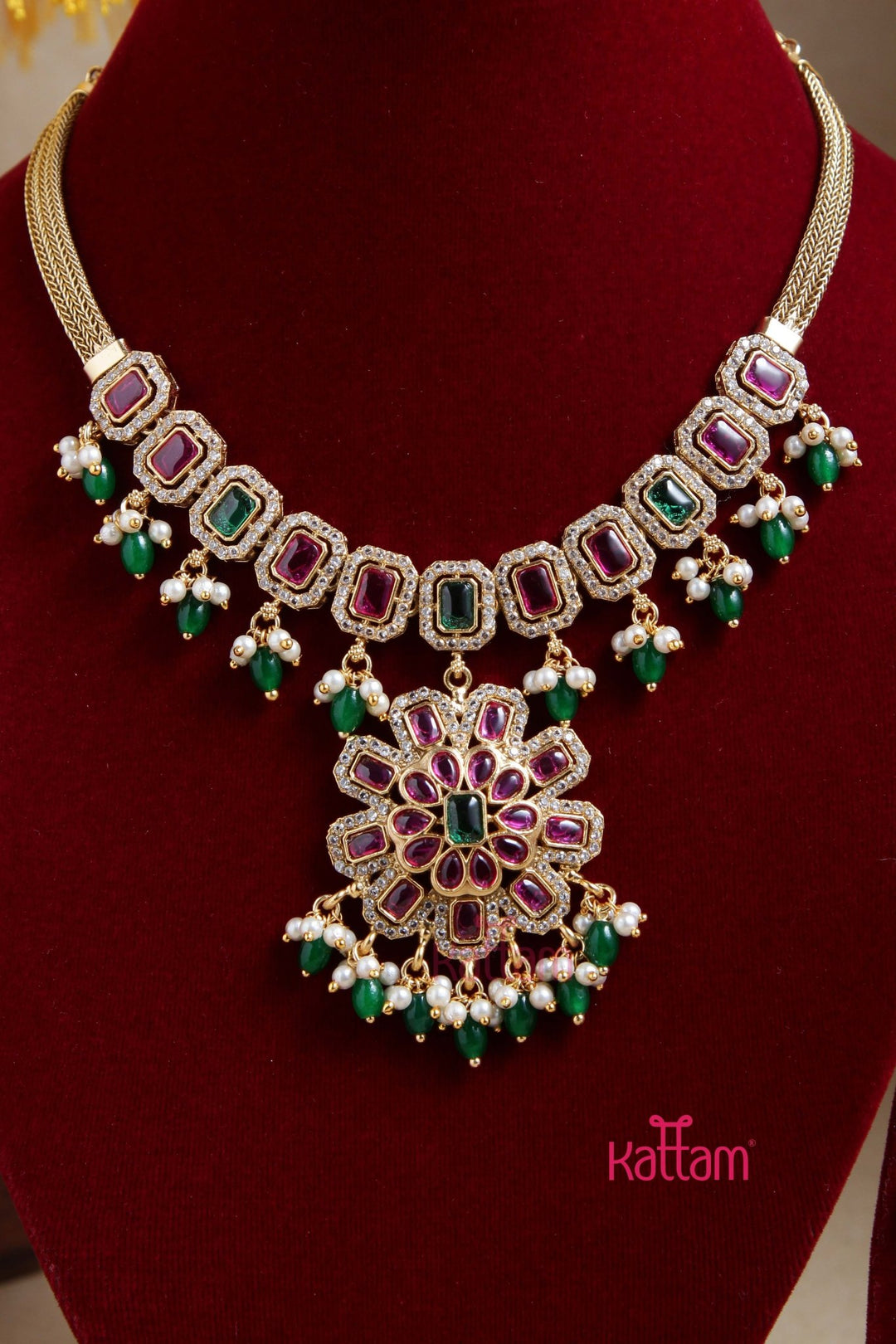 Anika Stone Necklace Set - N3018