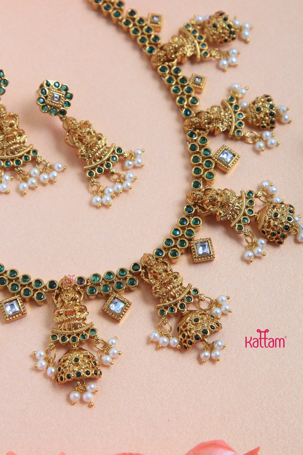 Anjana - Goddess Green Necklace - N3081