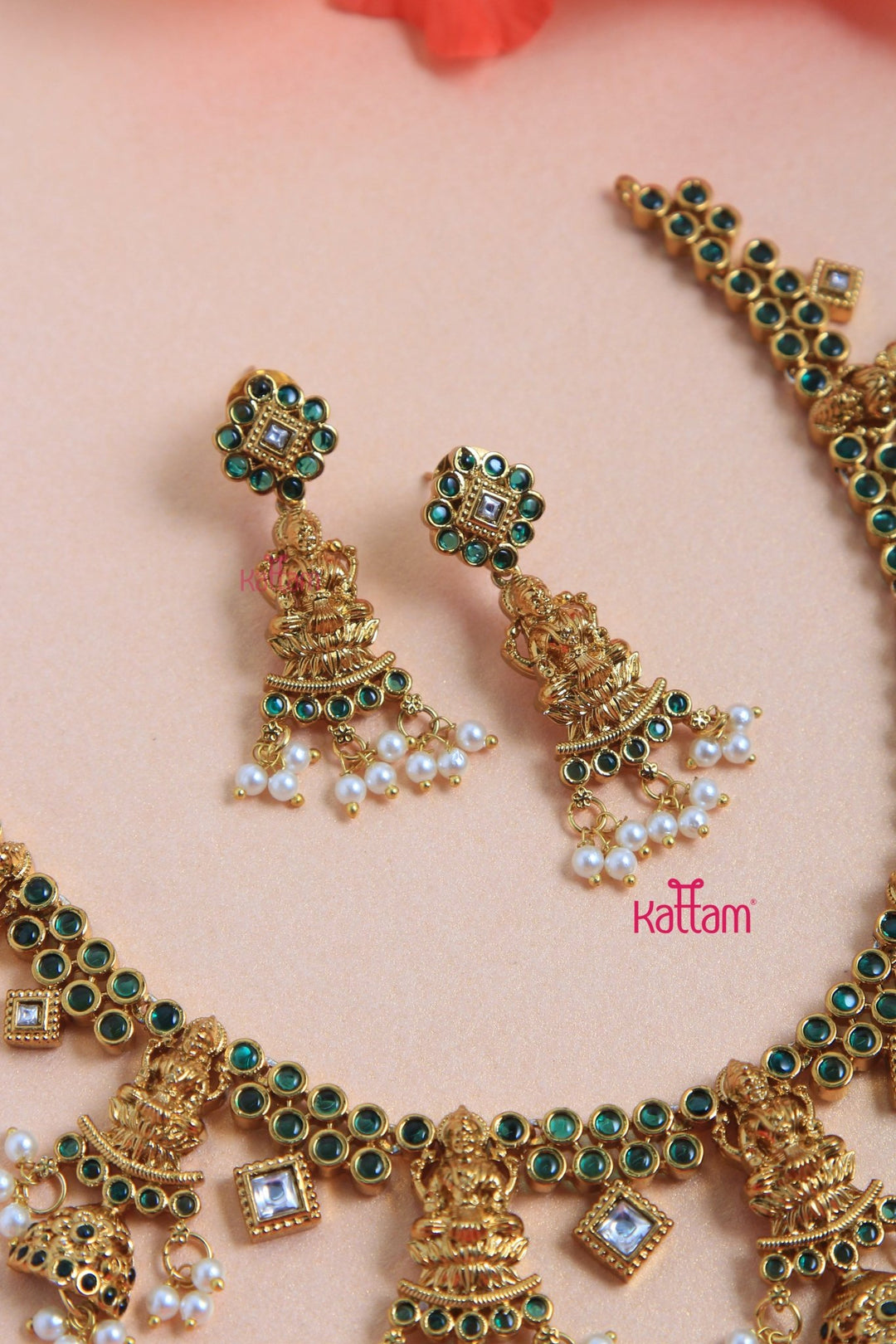 Anjana - Goddess Green Necklace - N3081