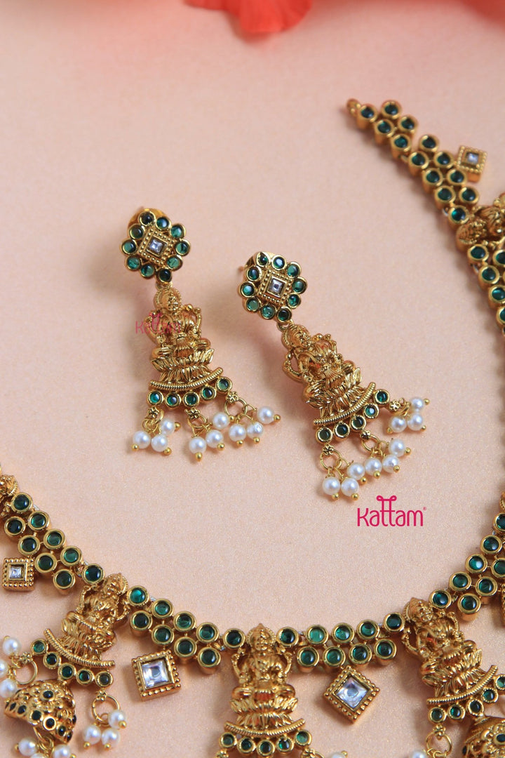 Anjana - Goddess Green Necklace - N3081