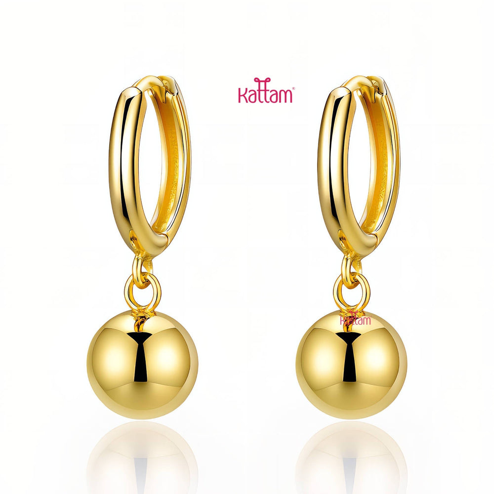 Anti Tarnished Ball Drop Dangle Earring - ATE12