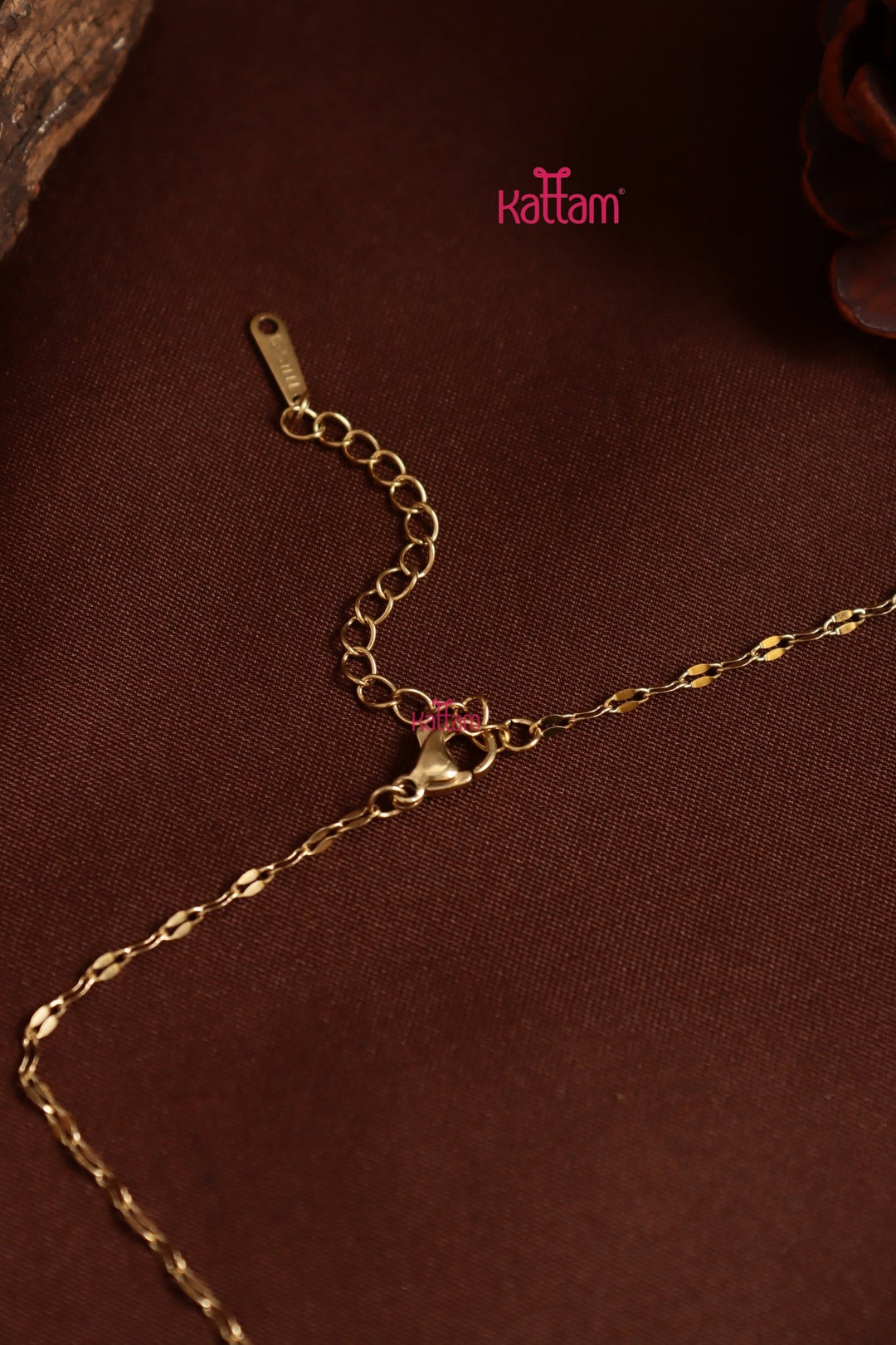 Anti Tarnished Cube Necklace - ATN07