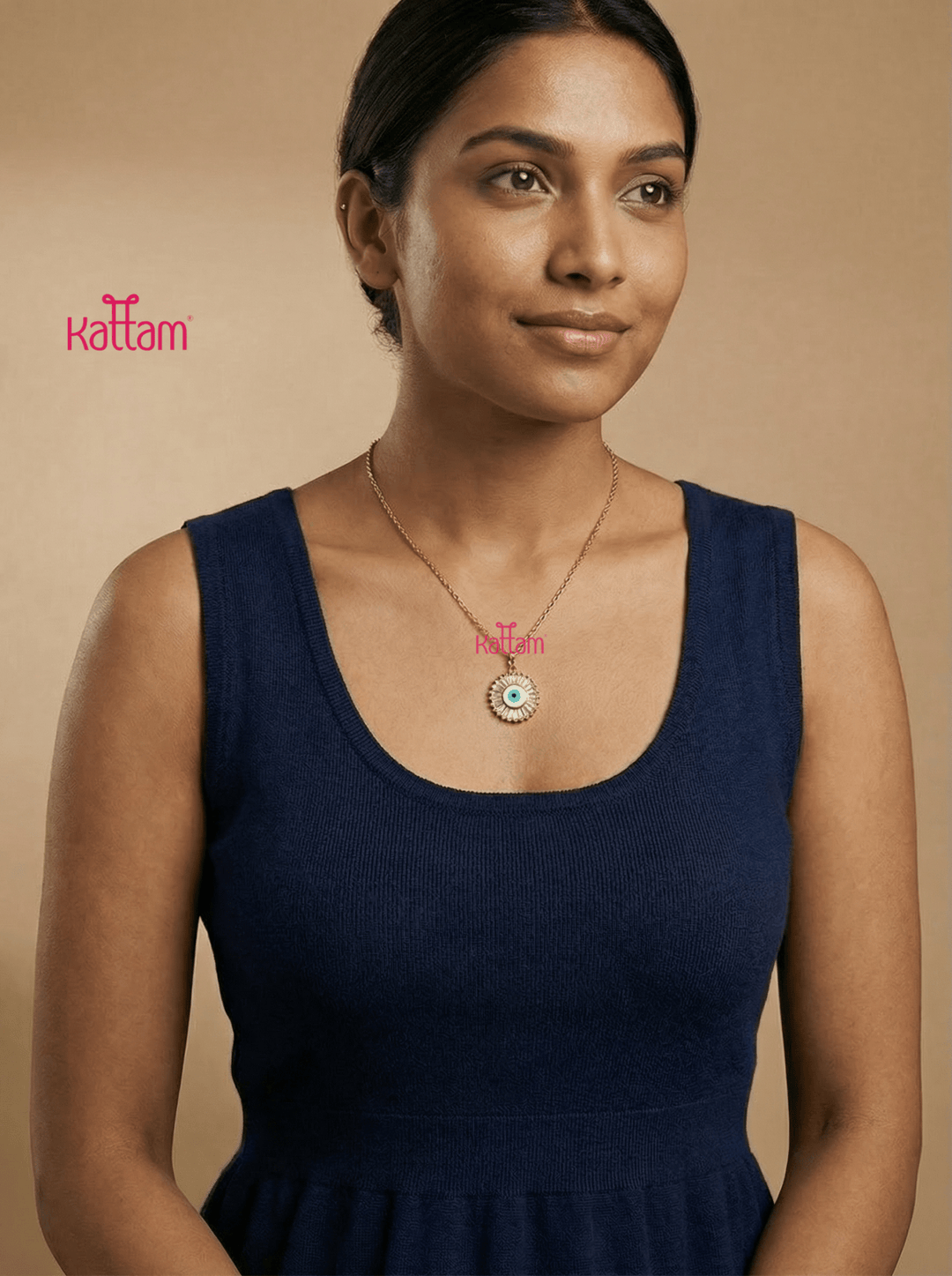 Anti Tarnished Evil Eye Chain - ATN02