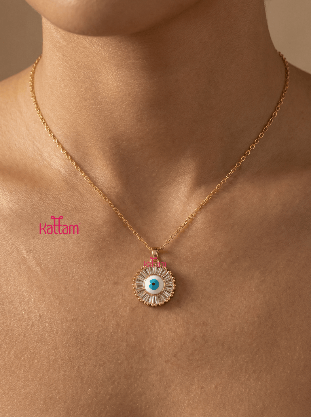 Anti Tarnished Evil Eye Chain - ATN02