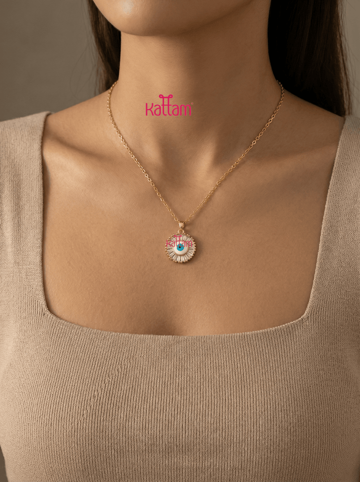 Anti Tarnished Evil Eye Chain - ATN02