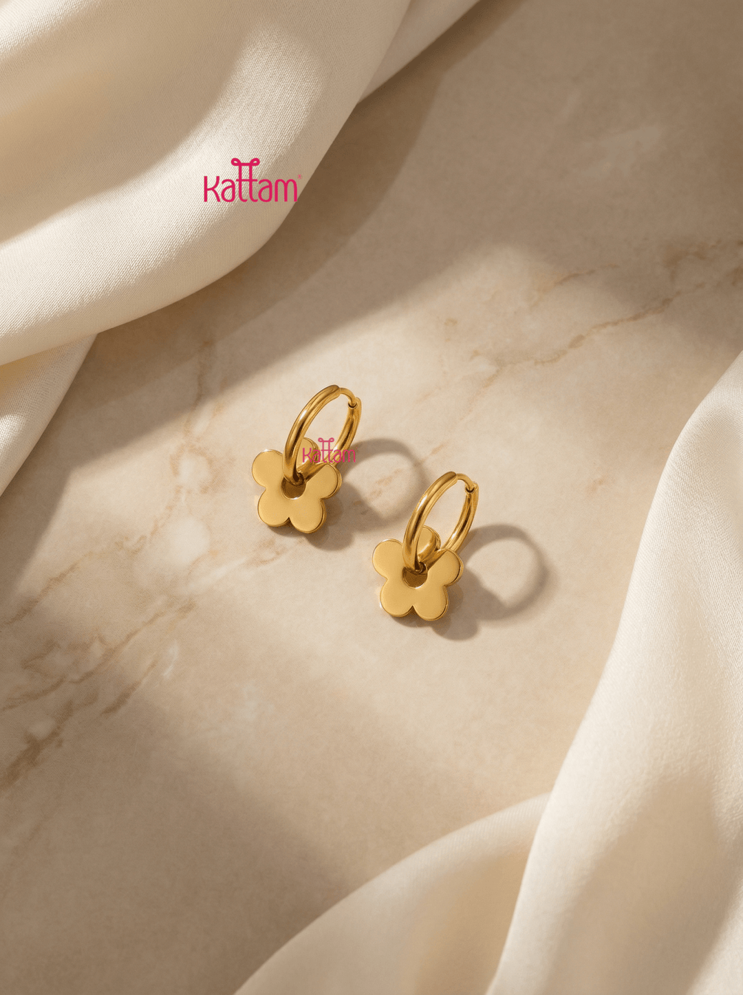 Anti Tarnished Flower Earring - ATE01