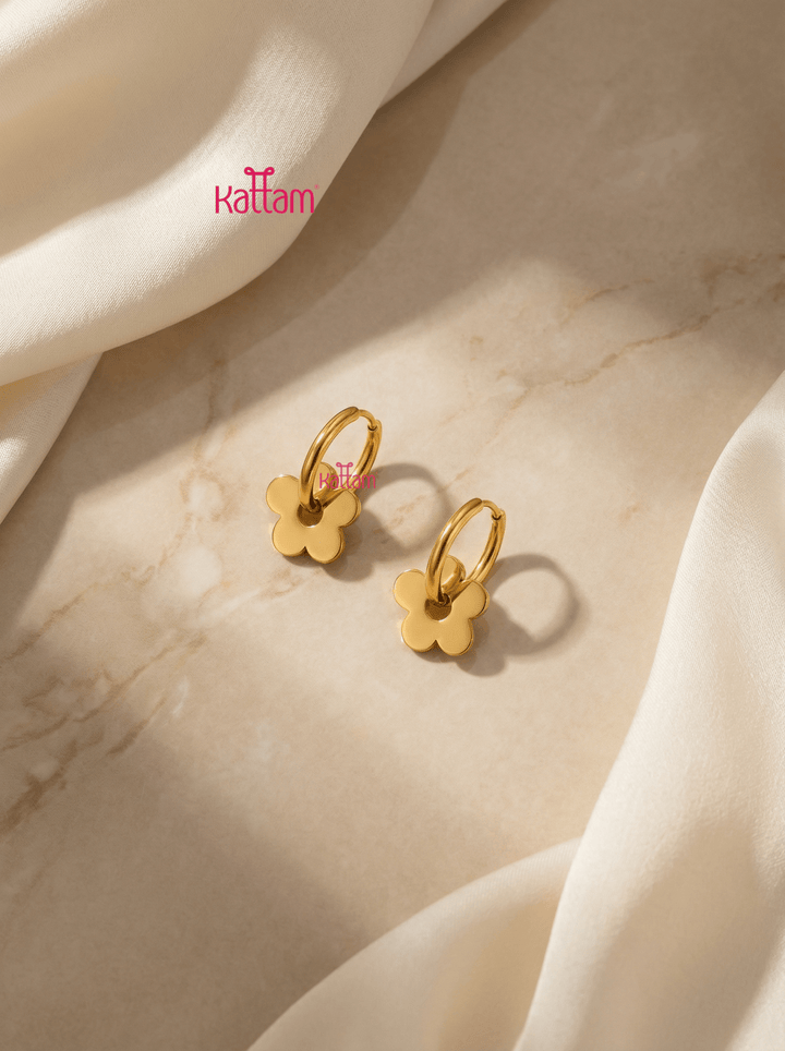 Anti Tarnished Flower Earring - ATE01