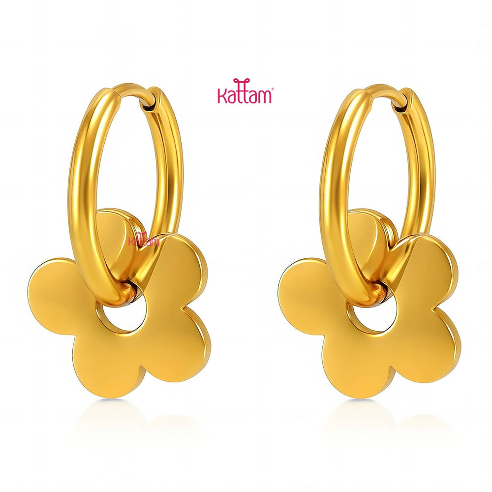 Anti Tarnished Flower Earring - ATE01