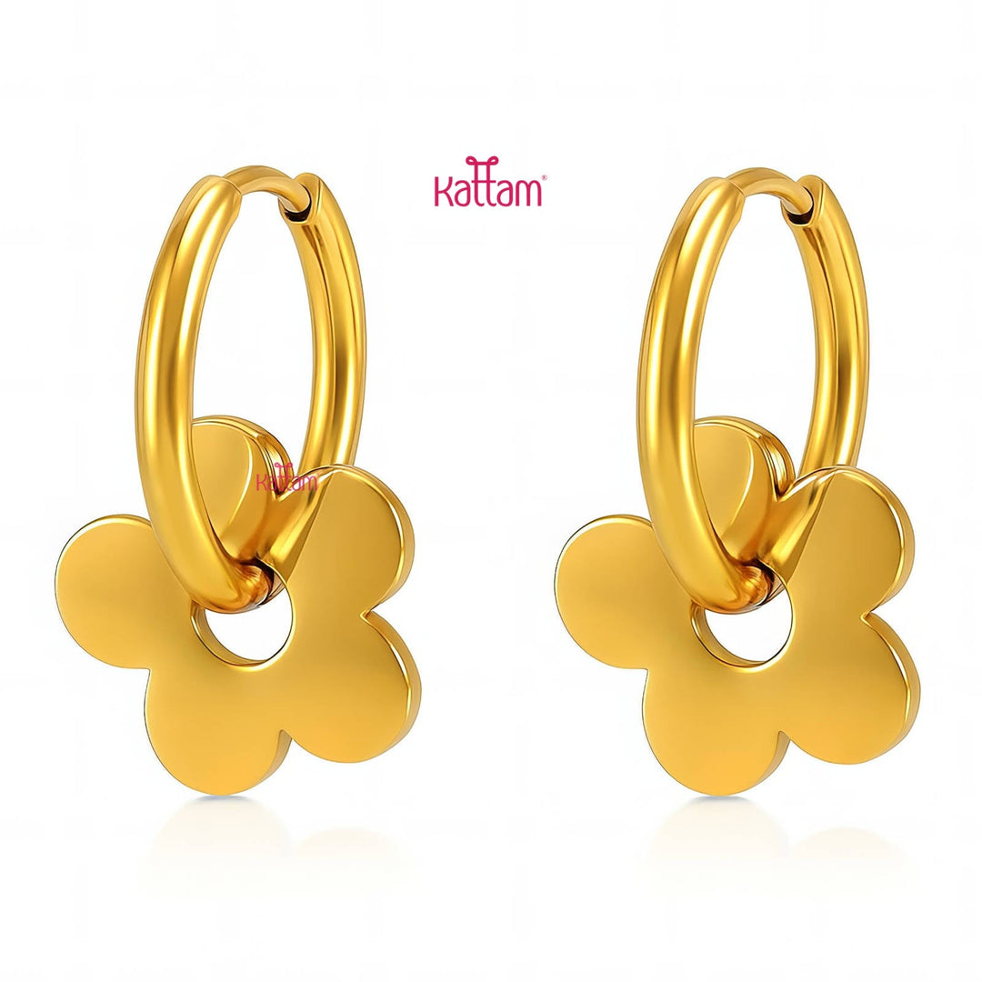 Anti Tarnished Flower Earring - ATE01