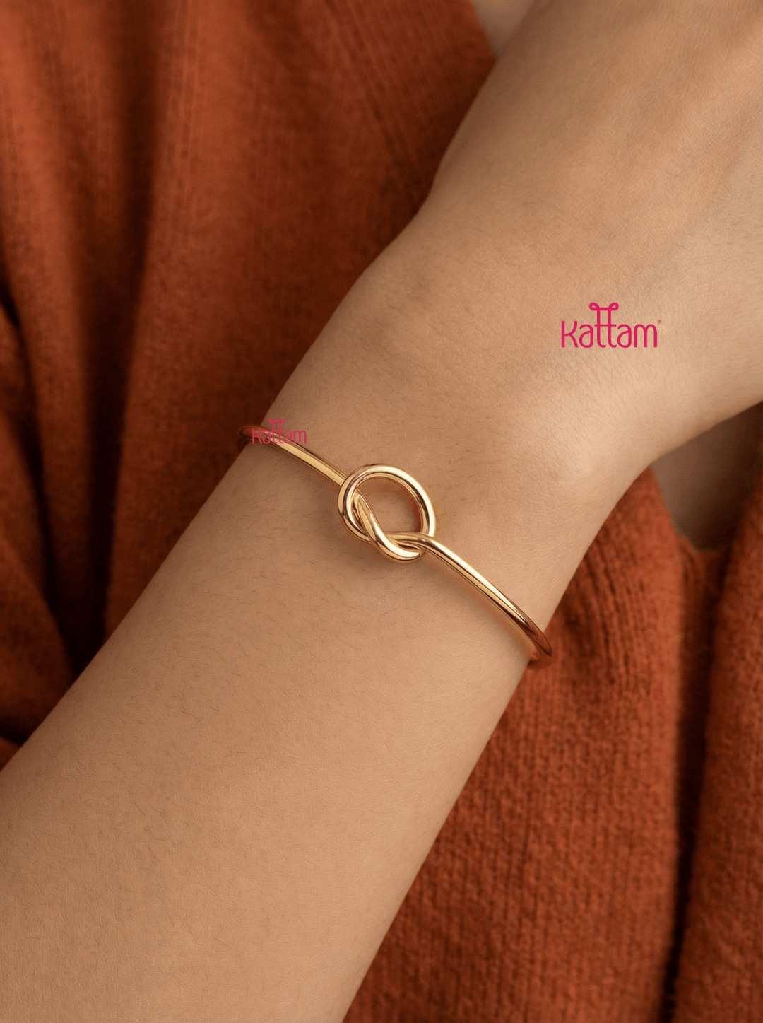 Anti Tarnished Love Knot Bracelet - ATB9
