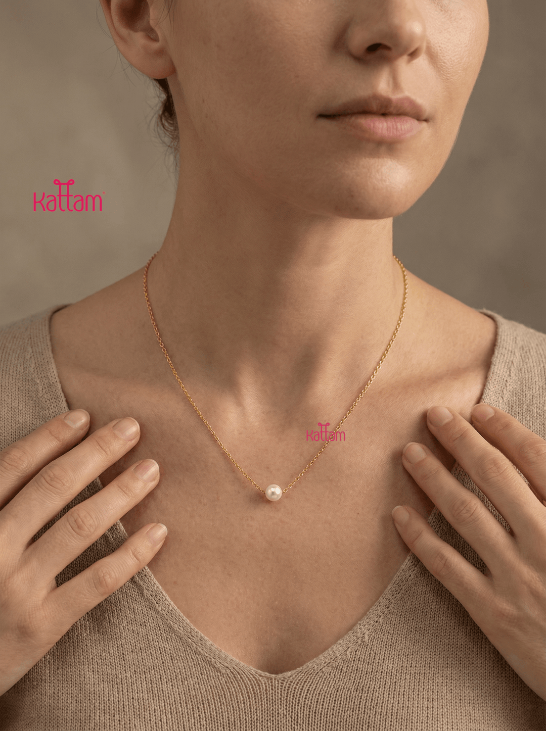 Anti Tarnished Pearl Chain - ATN03