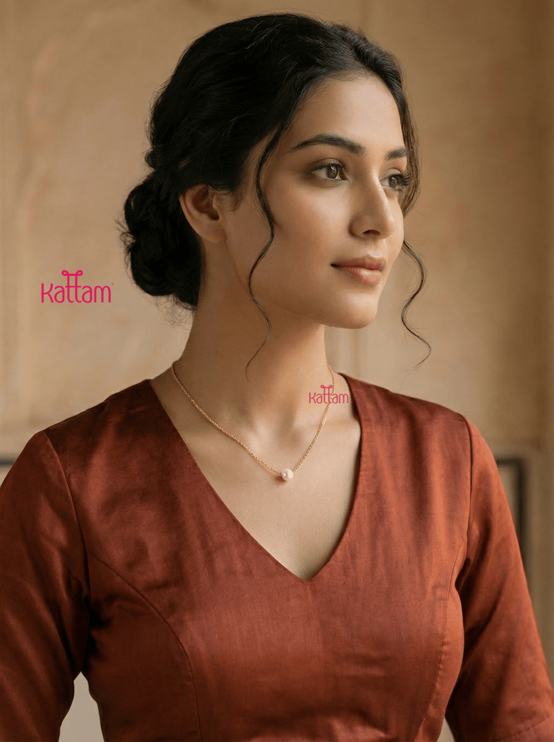 Anti Tarnished Pearl Chain - ATN03