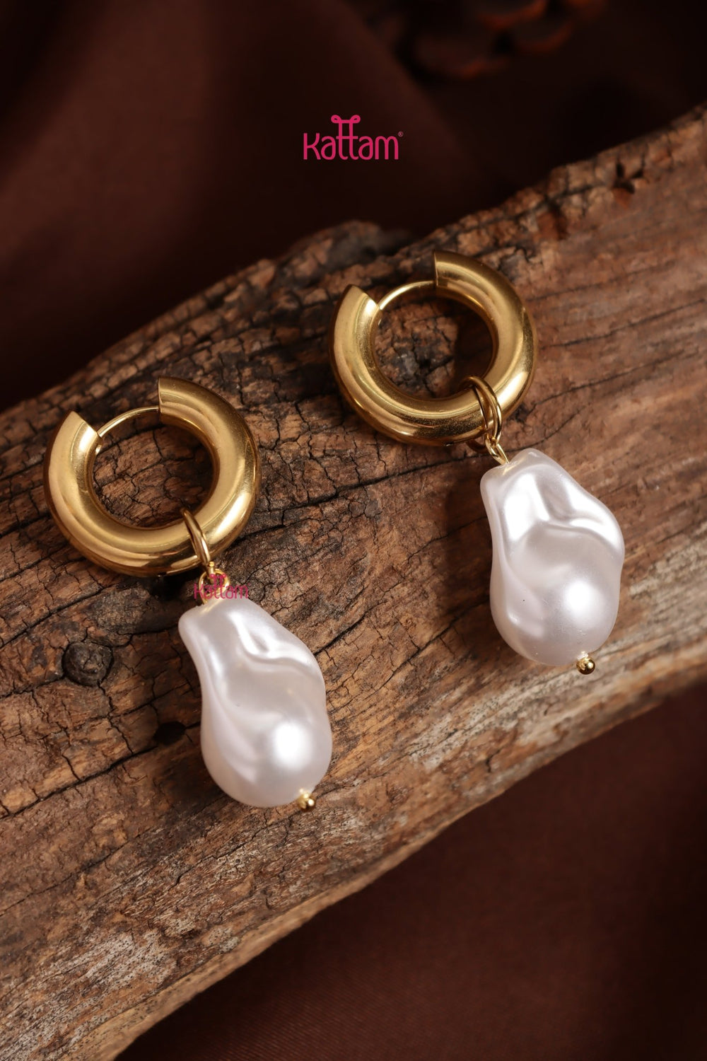 Anti Tarnished Pearl Drop Earring - ATE29