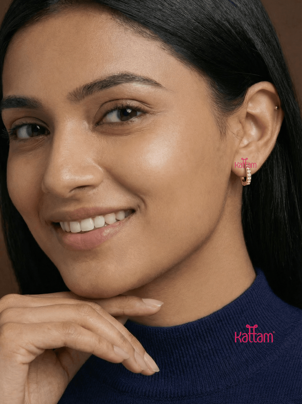 Anti Tarnished Stone Ring Earring - ATE14