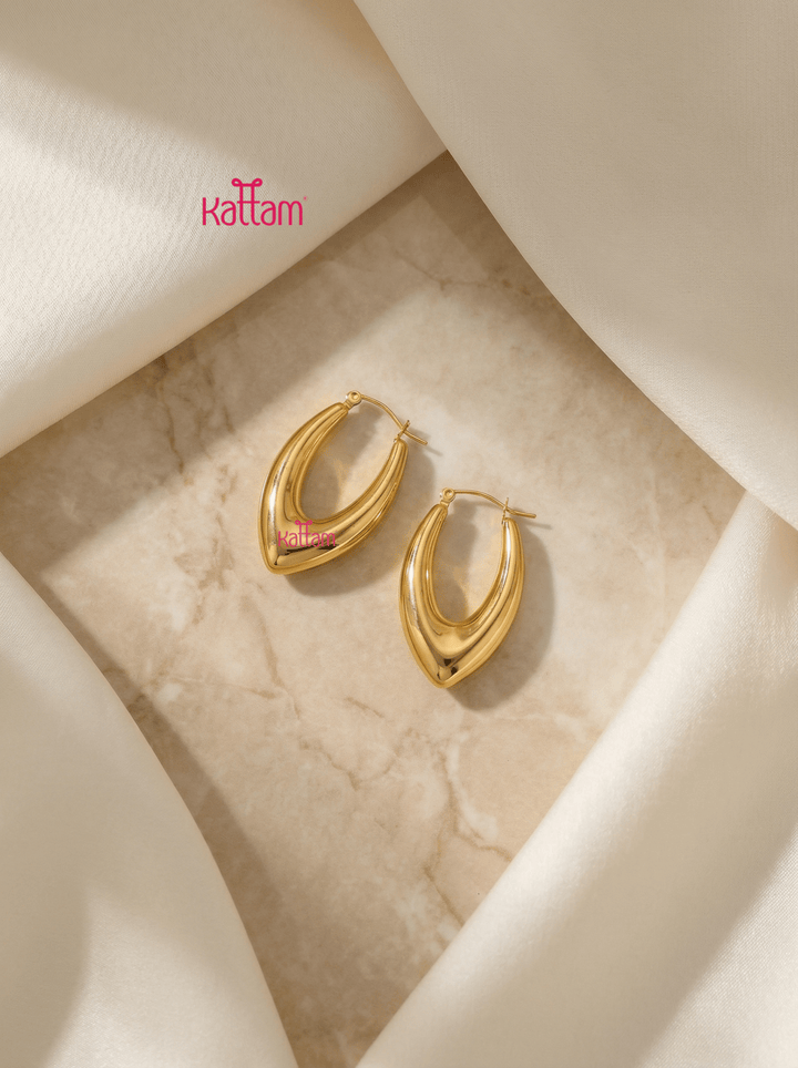 Anti Tarnished U Shape Earring - ATE25