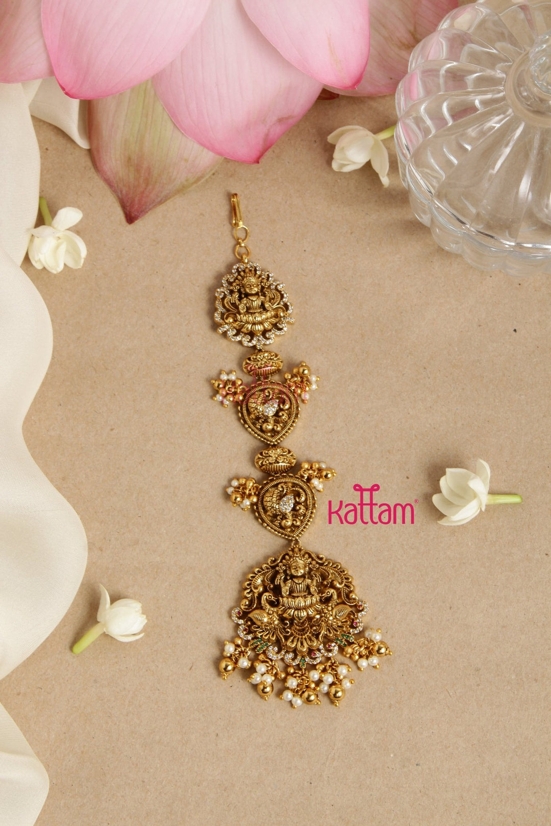 Antique Bridal Lakshmi Maang Tikka - MT110