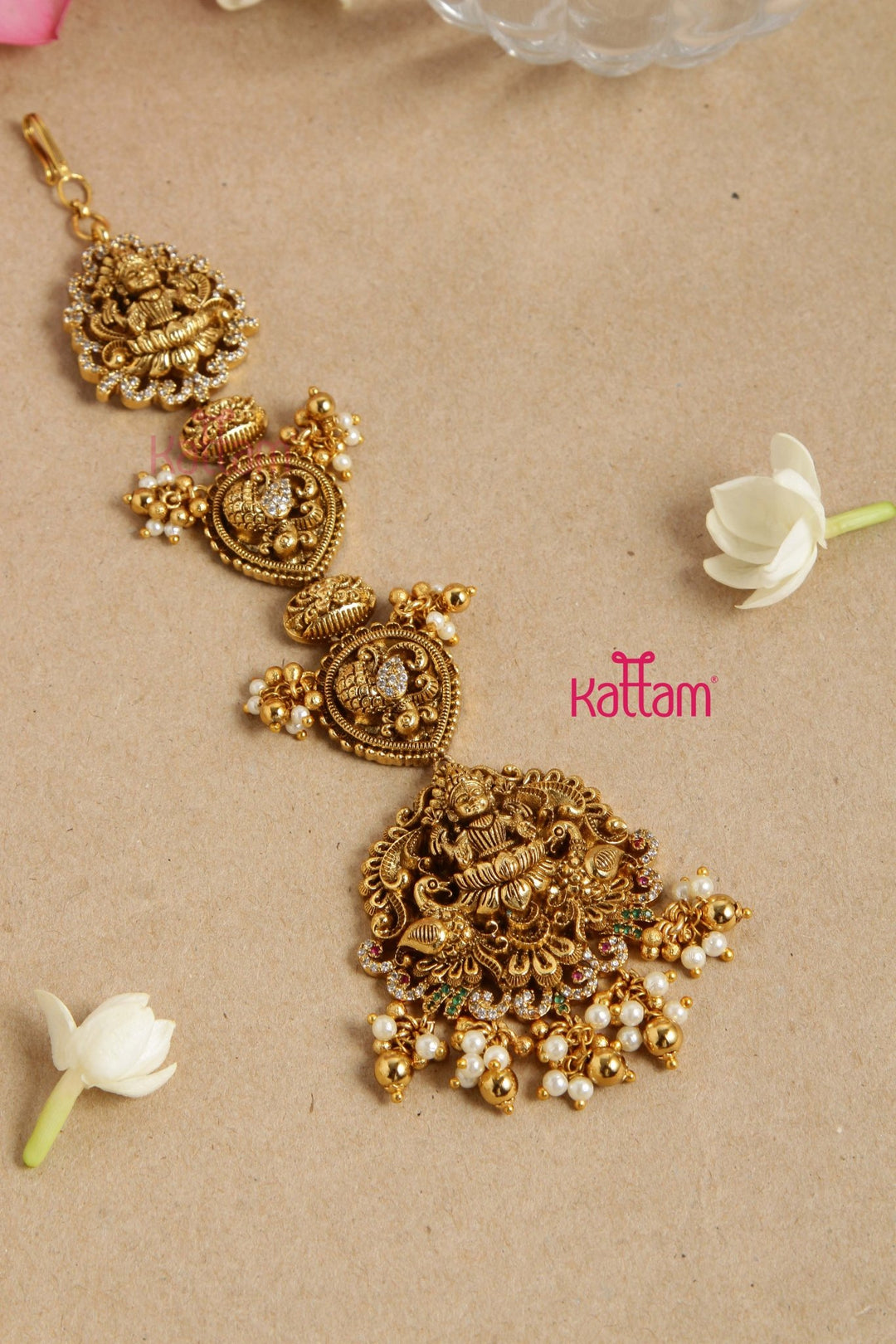 Antique Bridal Lakshmi Maang Tikka - MT110