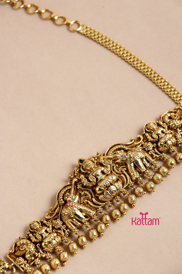 Antique Gajalakshmi Choker - N3272