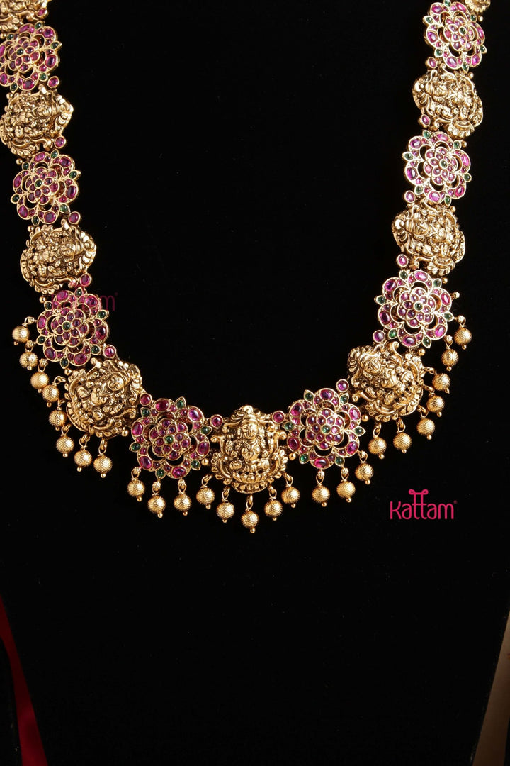 Antique Matte Goddess Haram Set - N2809